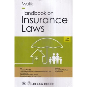 Malik's Handbook on Insurance Laws [HB] by Delhi Law House (DLH)